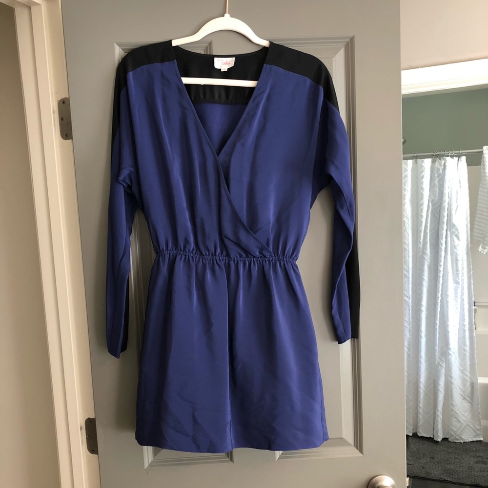 Parker long sleeve wrap dress